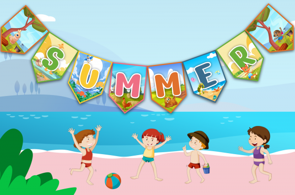 Summer Background Banner
